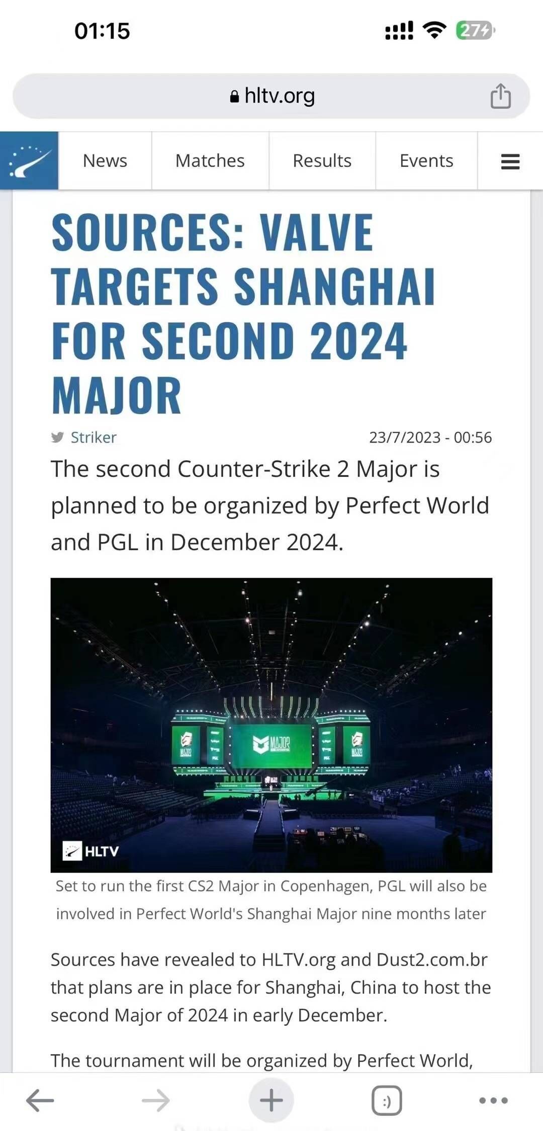 2024 上海major！！！完美世界和PGL合办1