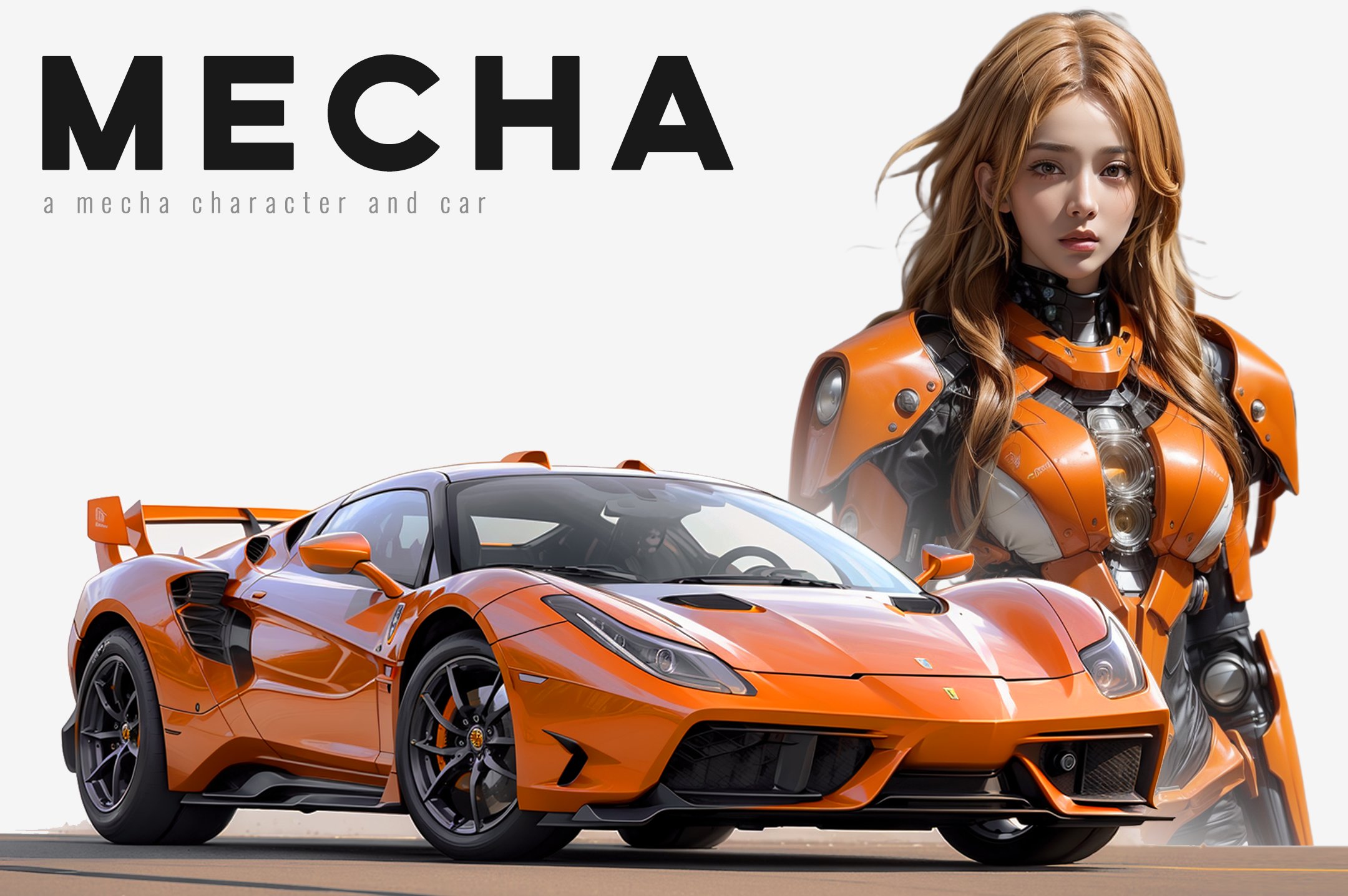 一组机甲风格的汽车+人形图片2