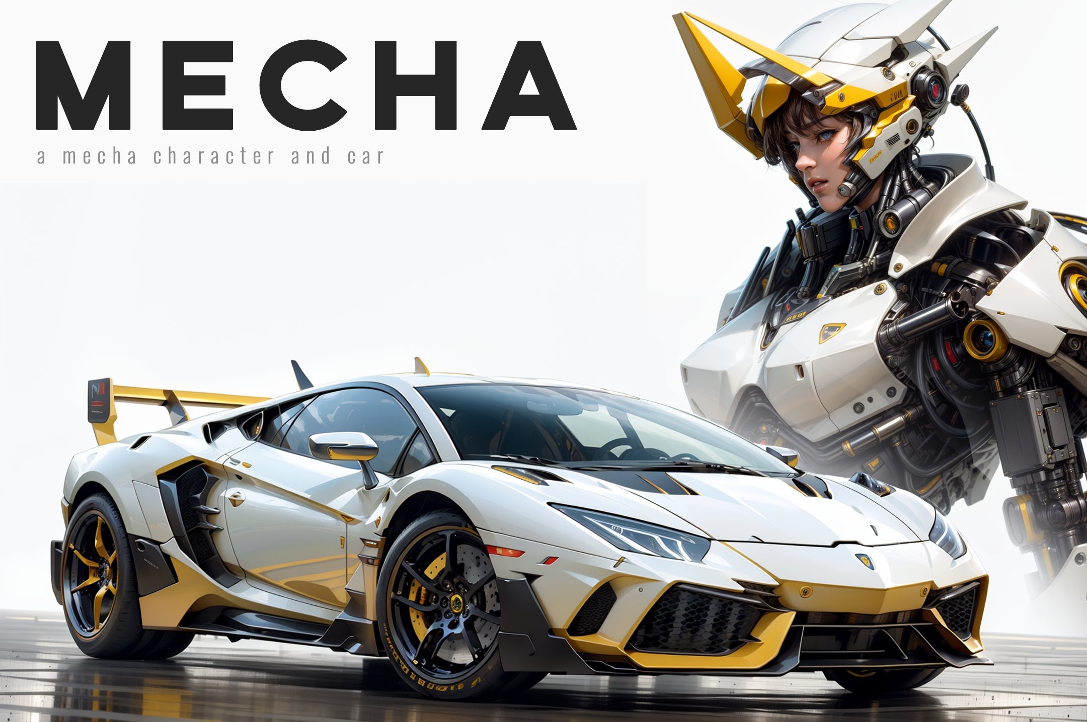 一组机甲风格的汽车+人形图片1