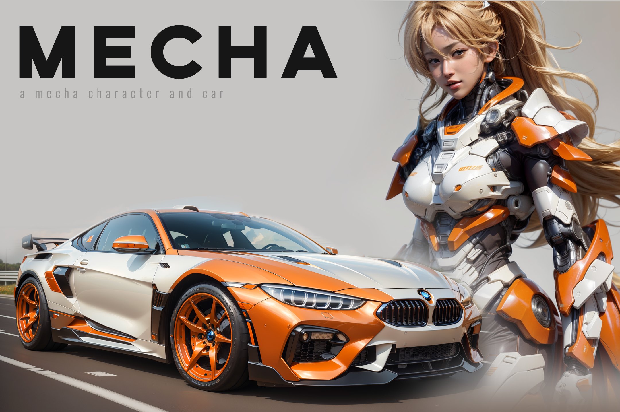 一组机甲风格的汽车+人形图片3