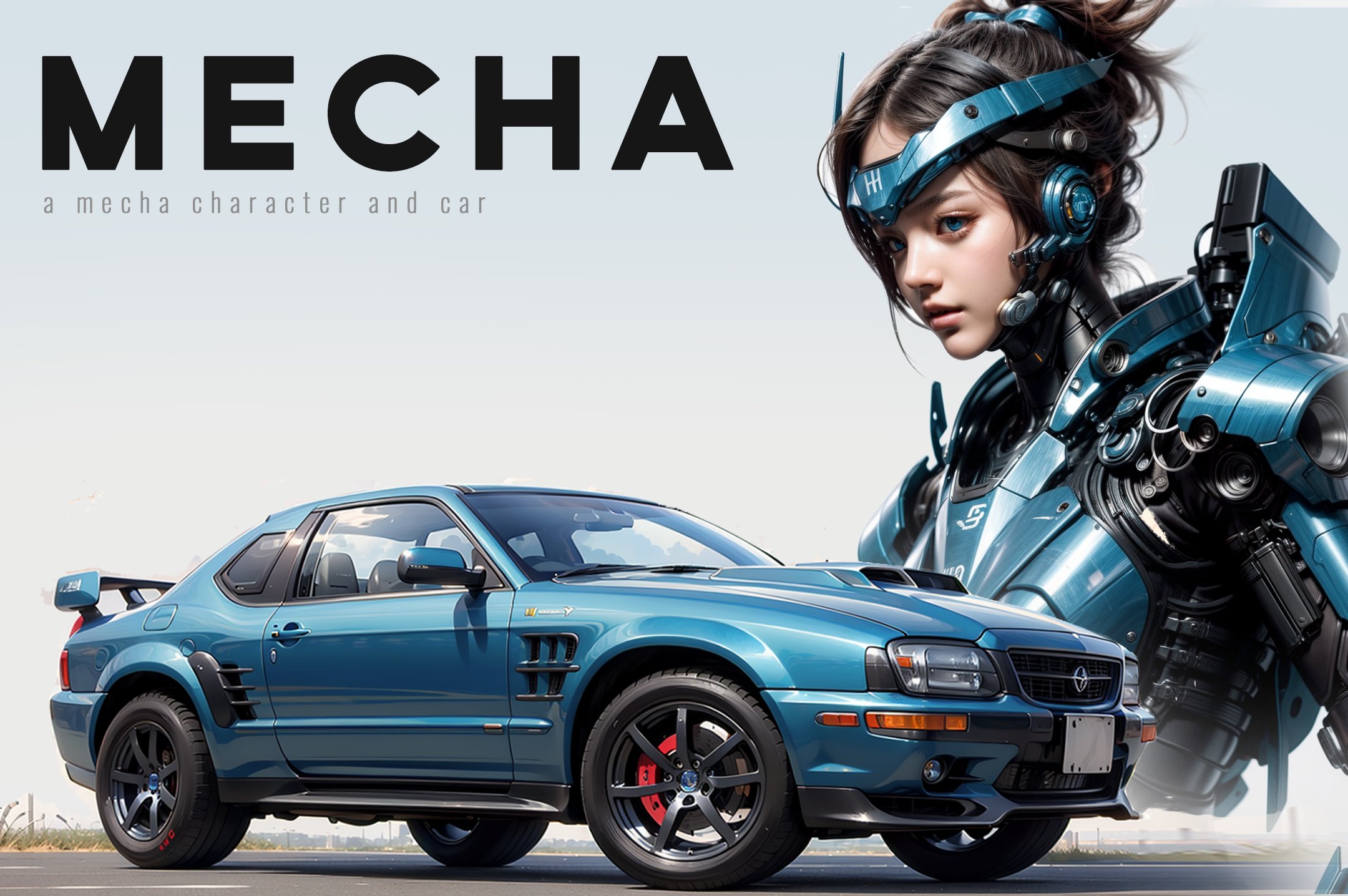 一组机甲风格的汽车+人形图片8