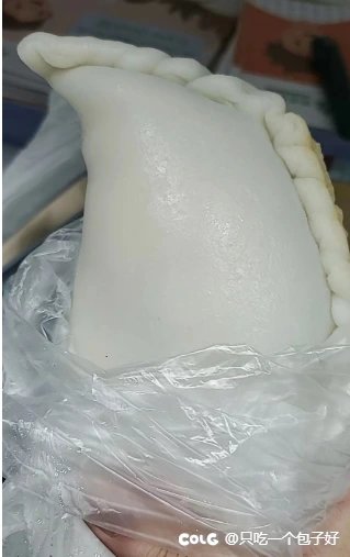早饭就浅浅的吃一个饺子吧！1