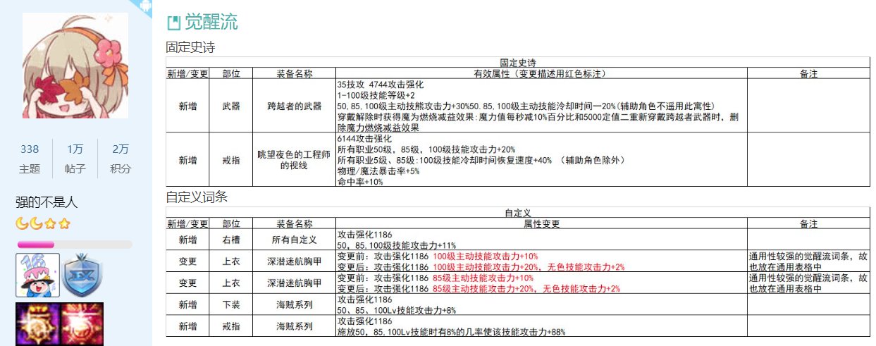 【畅聊神界活动】神界装备、符文的相关杂谈1