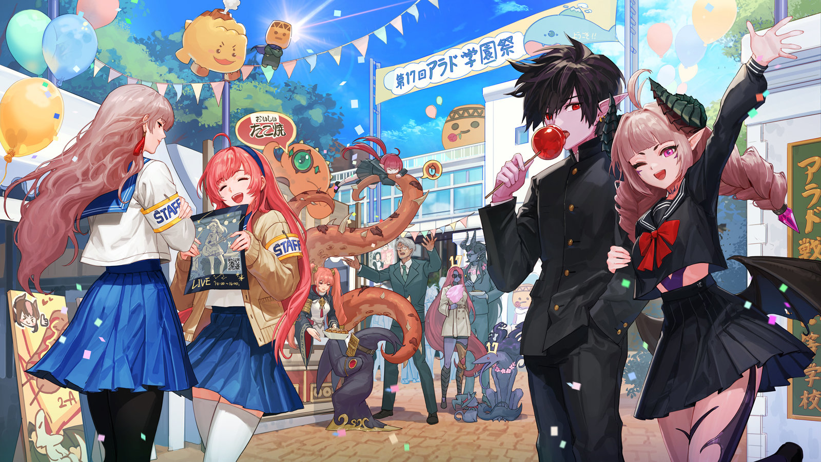 【日服开发者笔记第8期】17周年庆学园祭/多种趣味数据（内含JK魅魔）4
