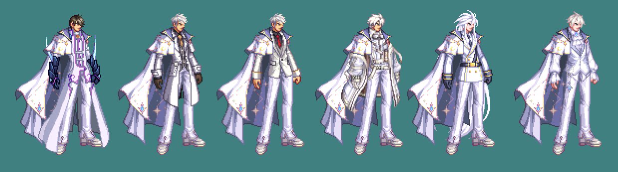 【暖暖笔记】熊叔侃时装：2023.09.金秋套：魔幻星座（次元回廊）：魔枪.弓箭.男女枪手12