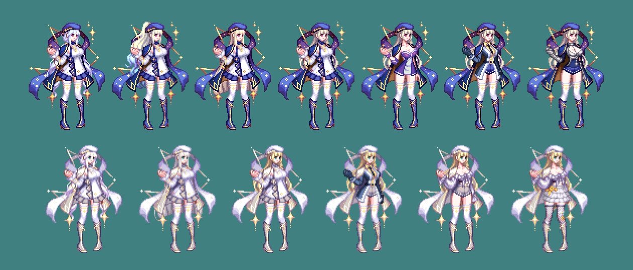 【暖暖笔记】熊叔侃时装：2023.09.金秋套：魔幻星座（次元回廊）：圣职.守护.枪剑14