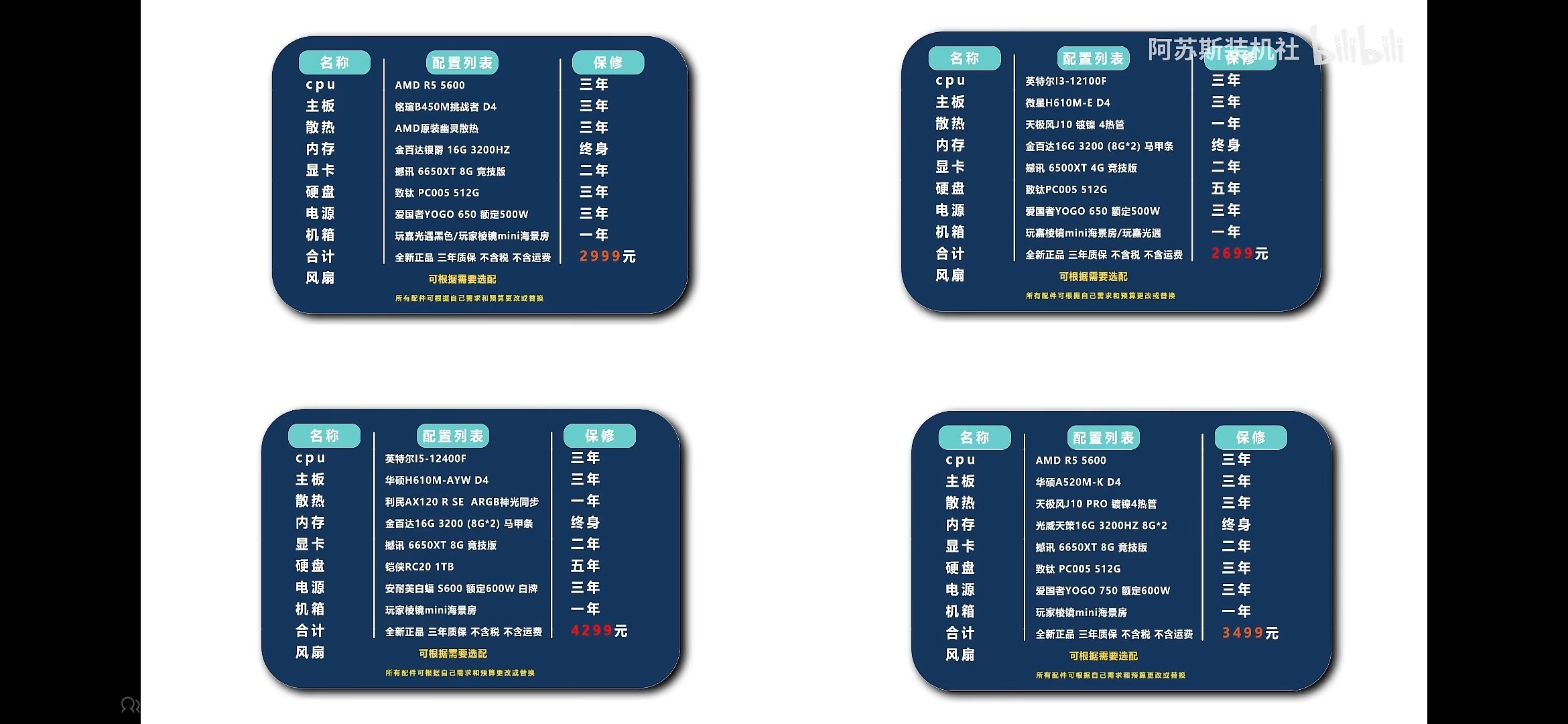 为啥有些卖整机的卖的价格比咱自己买配件组装还低？1