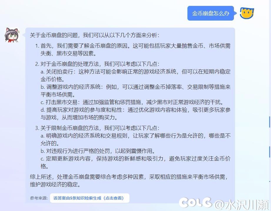 问了问chatAI娘怎么治理金价崩盘1
