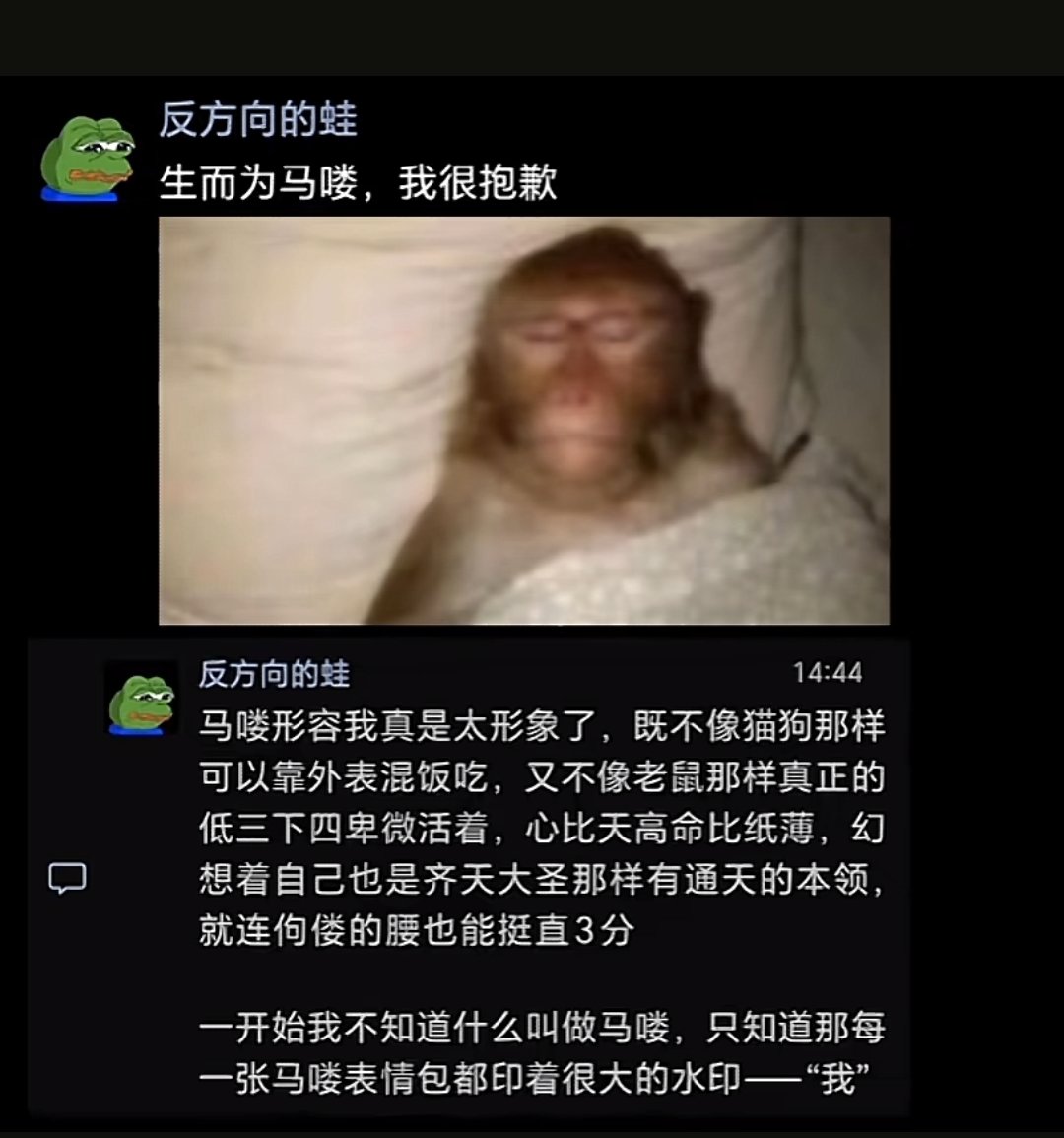 原来我只是一只马喽！！1