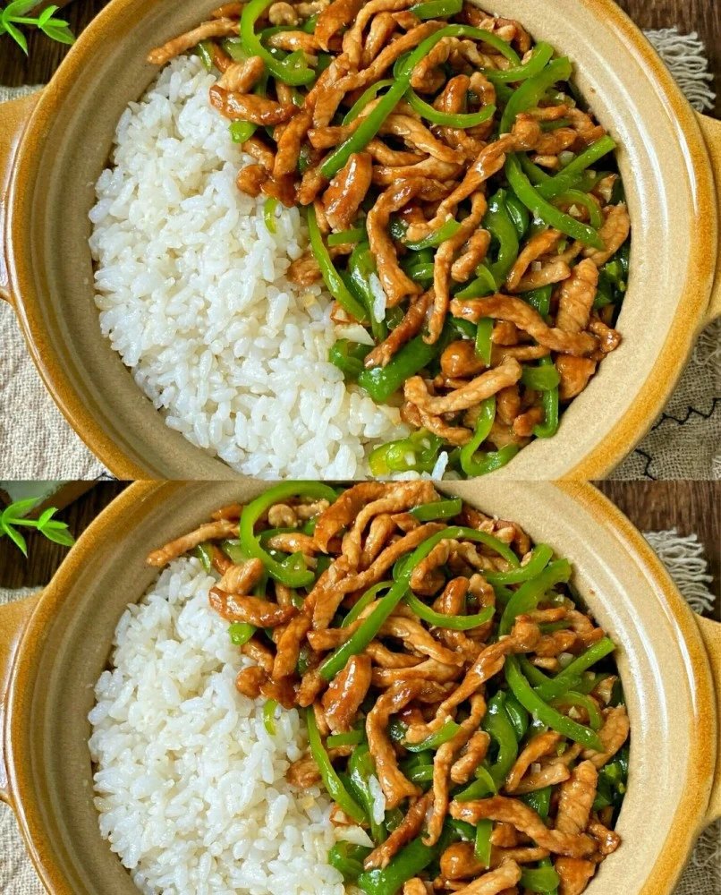 又来分享打工人食谱了，今天是懒人版青椒肉丝（不辣版本）3
