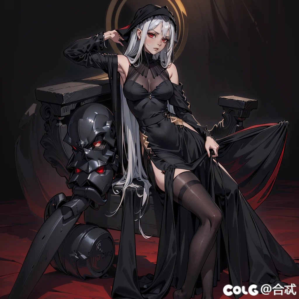 AI绘画，女鬼剑法系一姐4