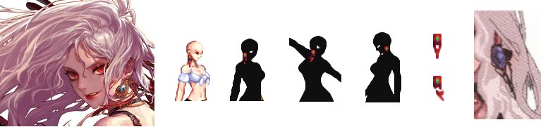 【美工鉴赏】性感狂野荆棘女王【剑魔】饰品配件-设定集画稿展示一览12