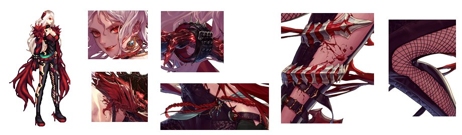 【美工鉴赏】性感狂野荆棘女王【剑魔】饰品配件-设定集画稿展示一览18