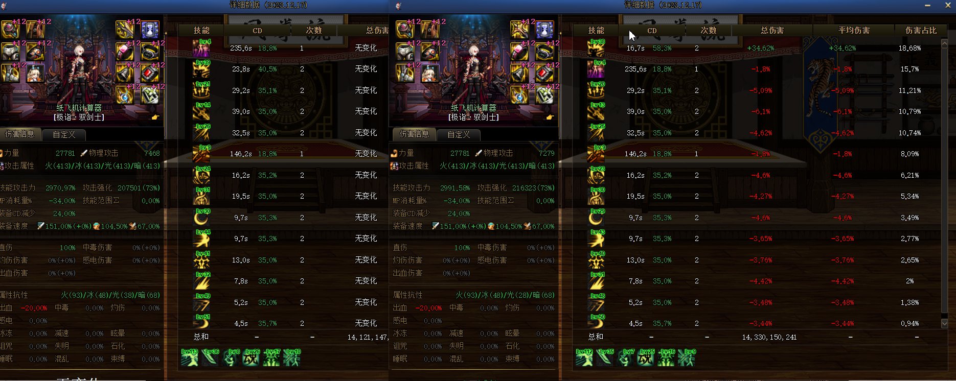 求问一下计算器里剑宗恶疾斩不同武器换CP提升率不一致问题2