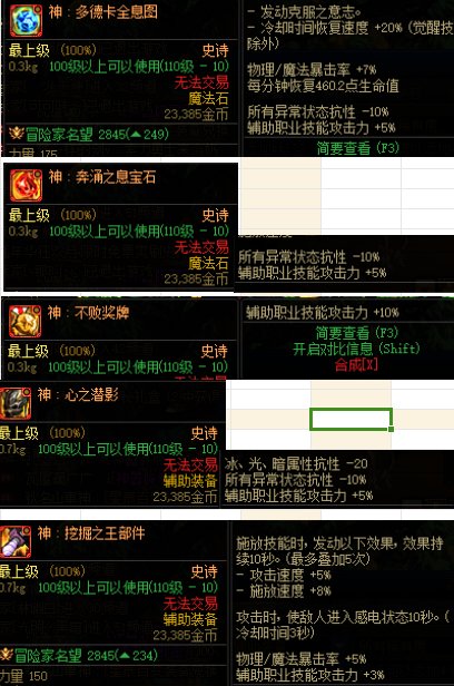 关于奶系固定史诗盘点（技工）3