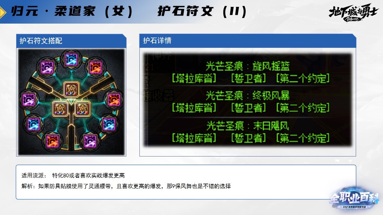《DNF全职业百科》职业大神带你进阶（女柔道篇）6