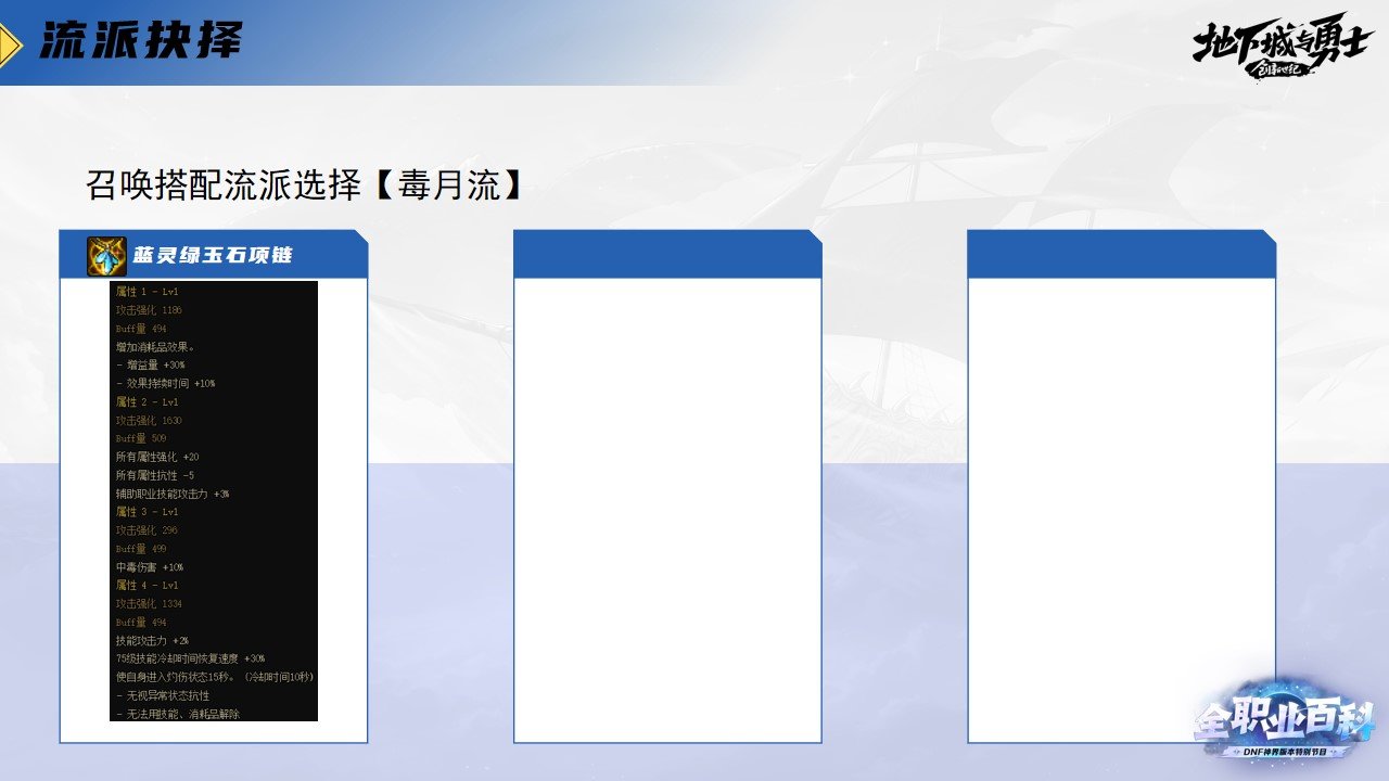 《DNF全职业百科》职业大神带你进阶（召唤师篇）19