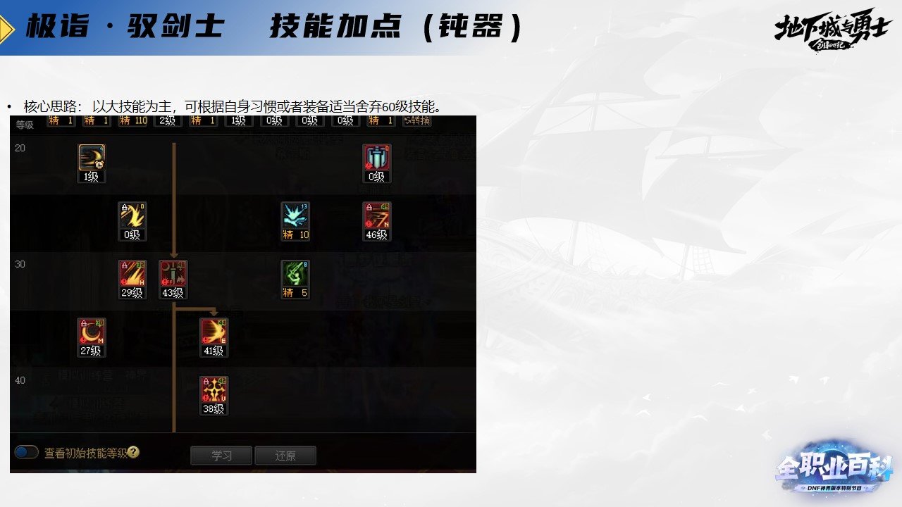 《DNF全职业百科》职业大神带你进阶（剑宗篇）22
