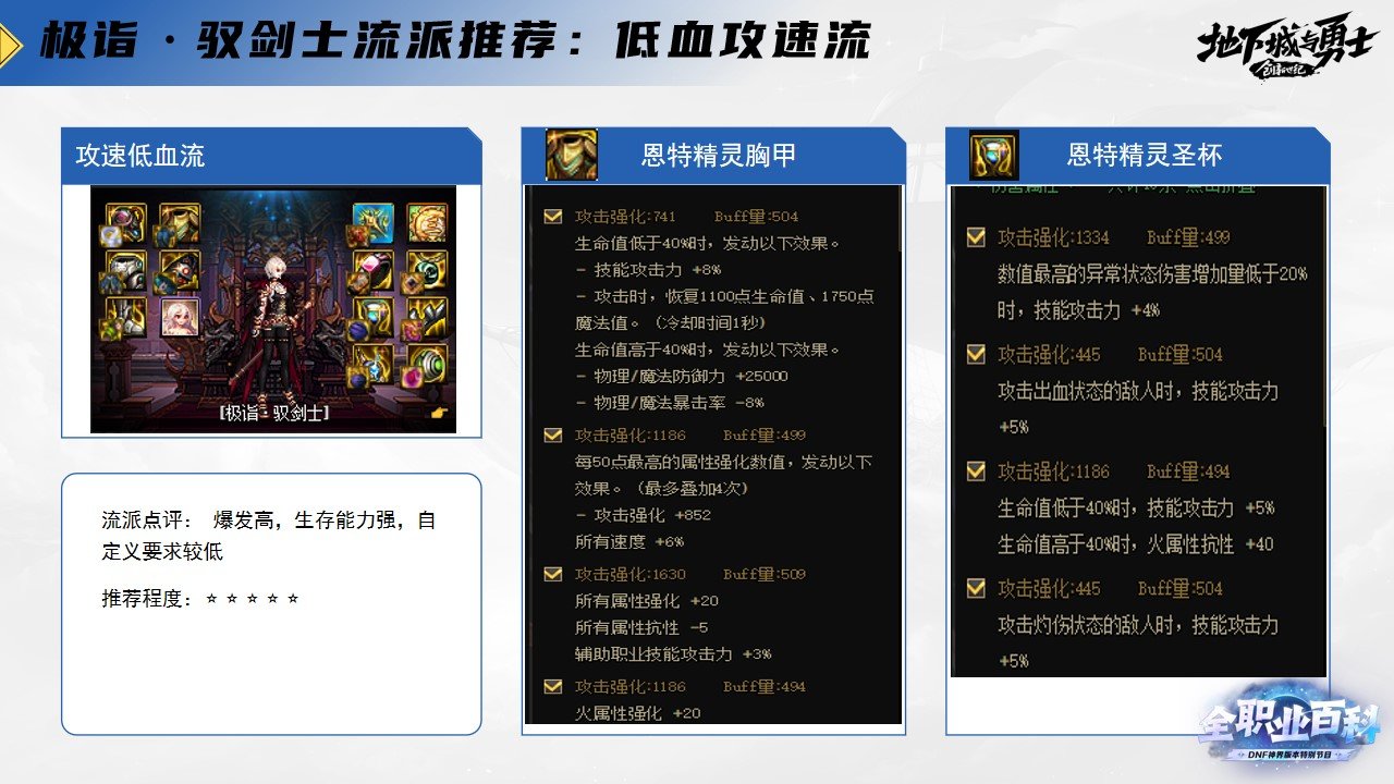 《DNF全职业百科》职业大神带你进阶（剑宗篇）27