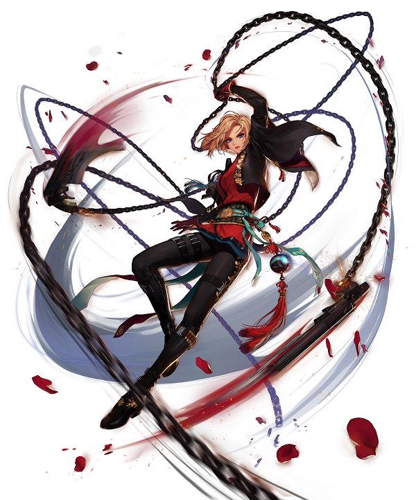 【美工鉴赏】链刃大枪机械手雷-玫瑰禁卫队-隐藏画稿鉴赏【女枪手篇】2