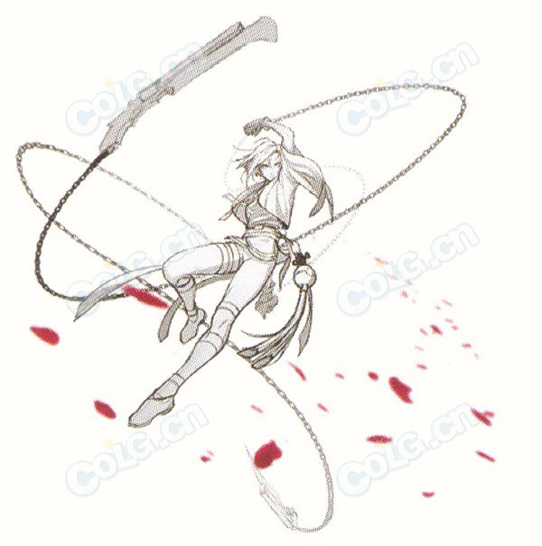 【美工鉴赏】链刃大枪机械手雷-玫瑰禁卫队-隐藏画稿鉴赏【女枪手篇】6