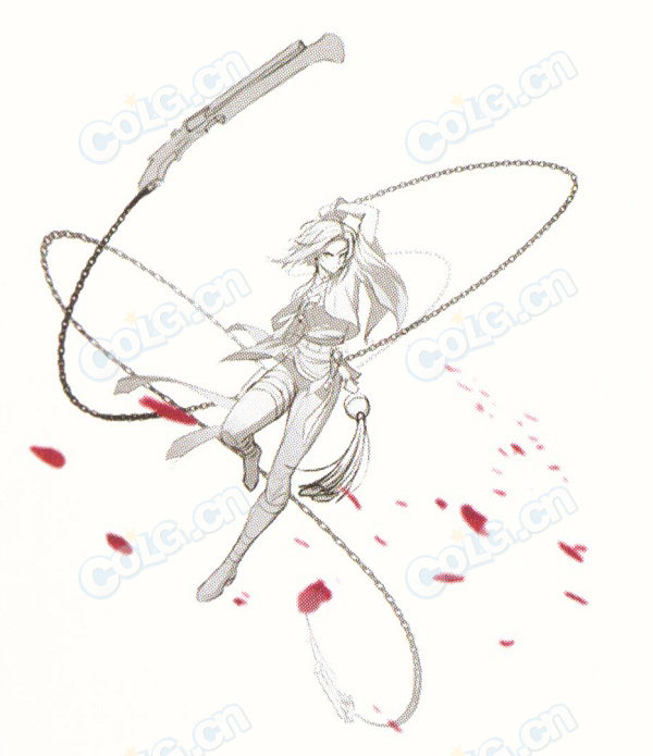 【美工鉴赏】链刃大枪机械手雷-玫瑰禁卫队-隐藏画稿鉴赏【女枪手篇】13