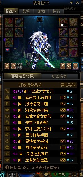 出血流神界搭配日记1