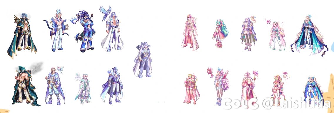 【Laishutia】2024春节礼包  全角色时装补丁  6种颜色2