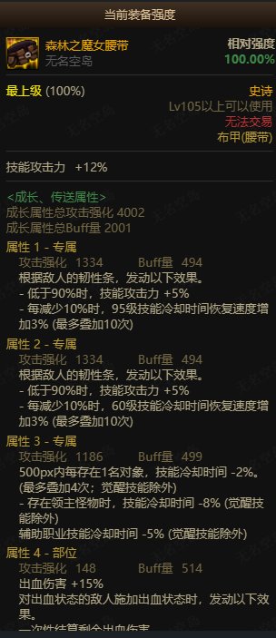 男漫游魔女腰带15出血词条亏不亏？洗除了这个能带吗1