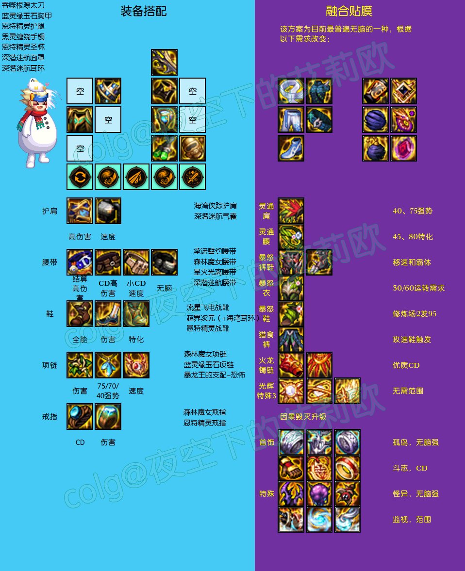 【攻略：神界大百科】根据职业特性选择最合适的配装，献给看不懂装备感到迷茫的你14