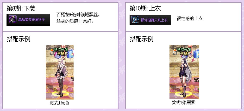 【攻略：暖暖笔记】稀有/神器装扮 暖暖散搭单件推荐（女性职业）24