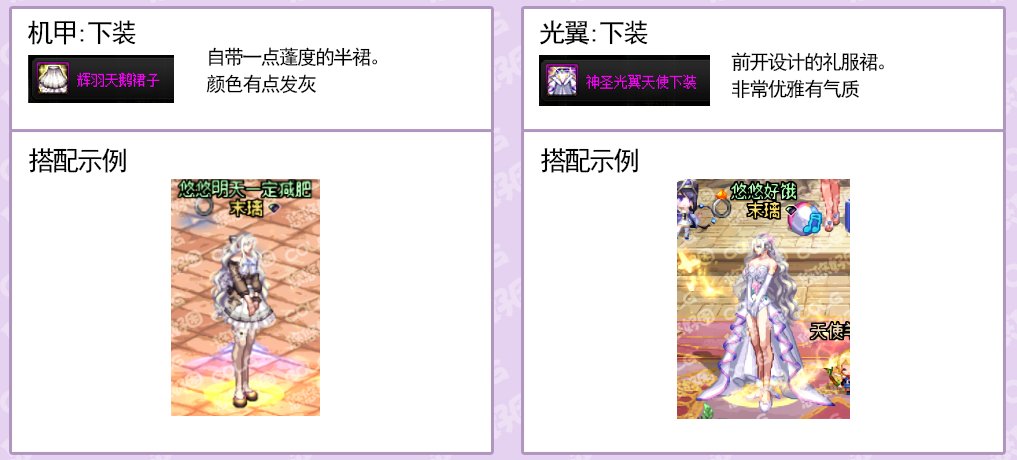 【攻略：暖暖笔记】稀有/神器装扮 暖暖散搭单件推荐（女性职业）27