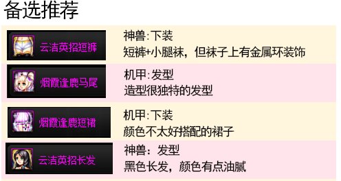【攻略：暖暖笔记】稀有/神器装扮 暖暖散搭单件推荐（女性职业）37