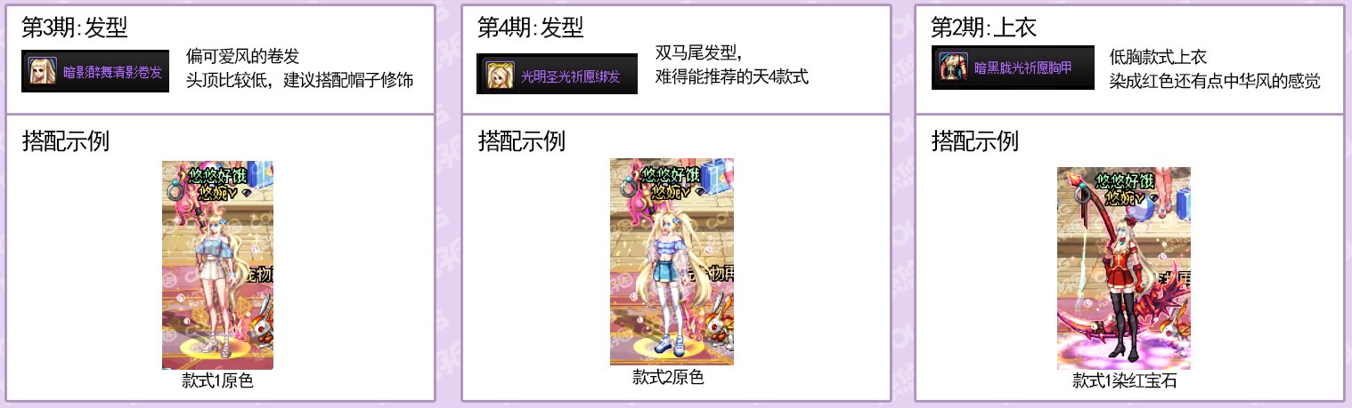 【攻略：暖暖笔记】稀有/神器装扮 暖暖散搭单件推荐（女性职业）39