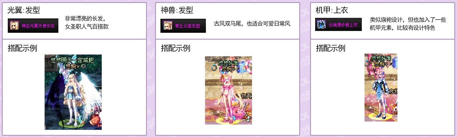 【攻略：暖暖笔记】稀有/神器装扮 暖暖散搭单件推荐（女性职业）44