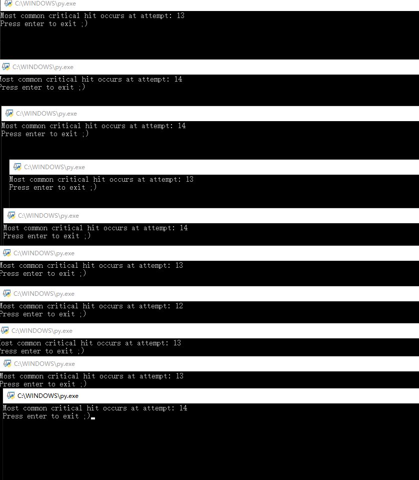 数据分析：遥远之刻痕-期望值计算5