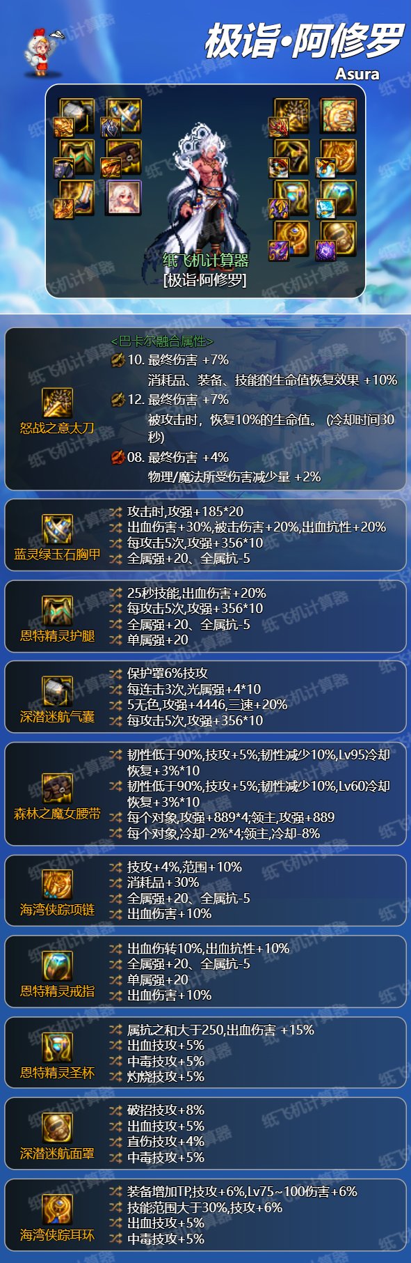 韩服0222装备改版后大众流派毕业向推荐4