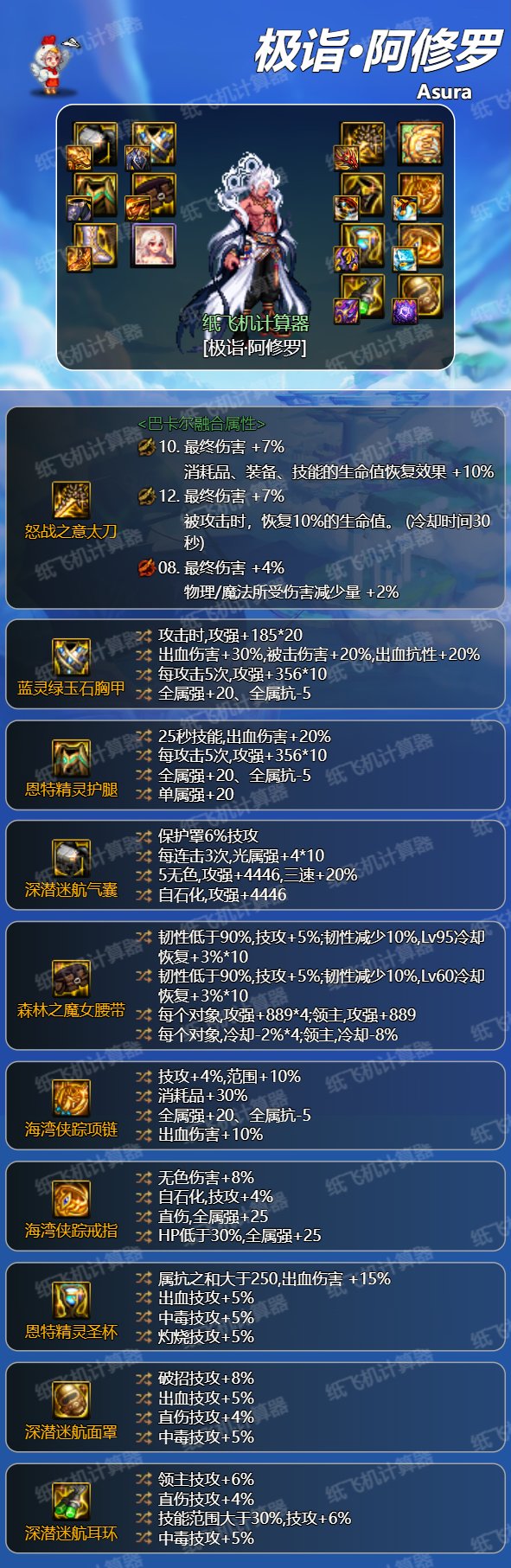 韩服0222装备改版后大众流派毕业向推荐5