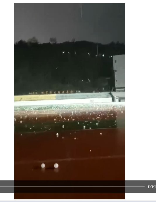 朋友说温州下冰雹了2
