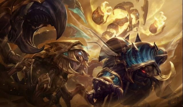【LOL】水晶先锋斯卡纳（蝎子）重做完毕，E可跨越地形，R可拖拽三人4