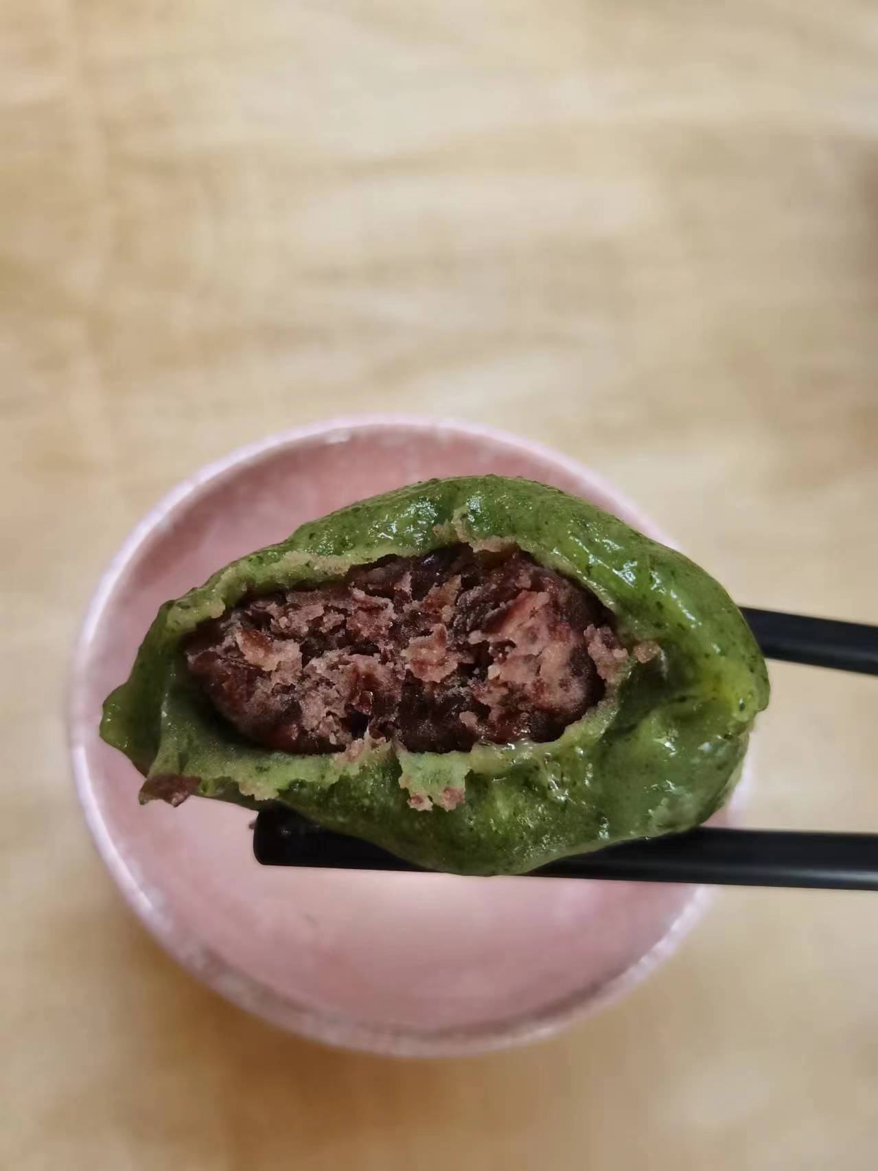 自制青团成功3