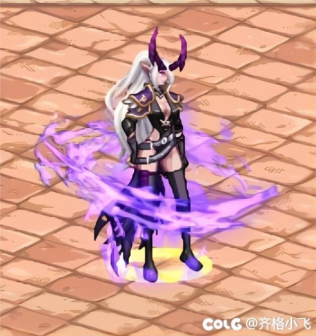 暗夜COS英雄联盟辛德拉——高马尾版6