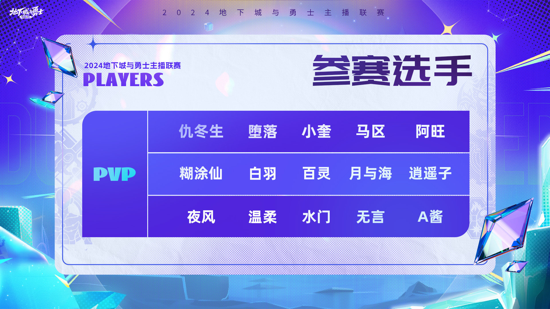你爱的主播都来啦 DNF2024主播联赛正式开启!2