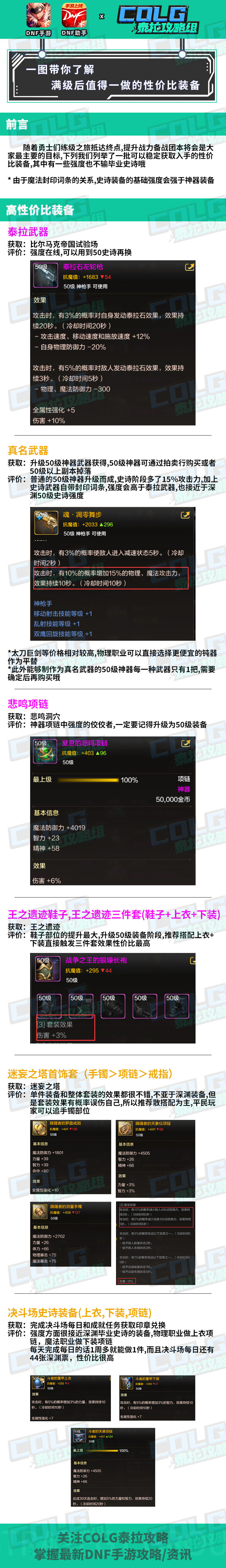 【攻略：装备制作】稳定获取还很强力！盘点那些值得一做的性价比装备1