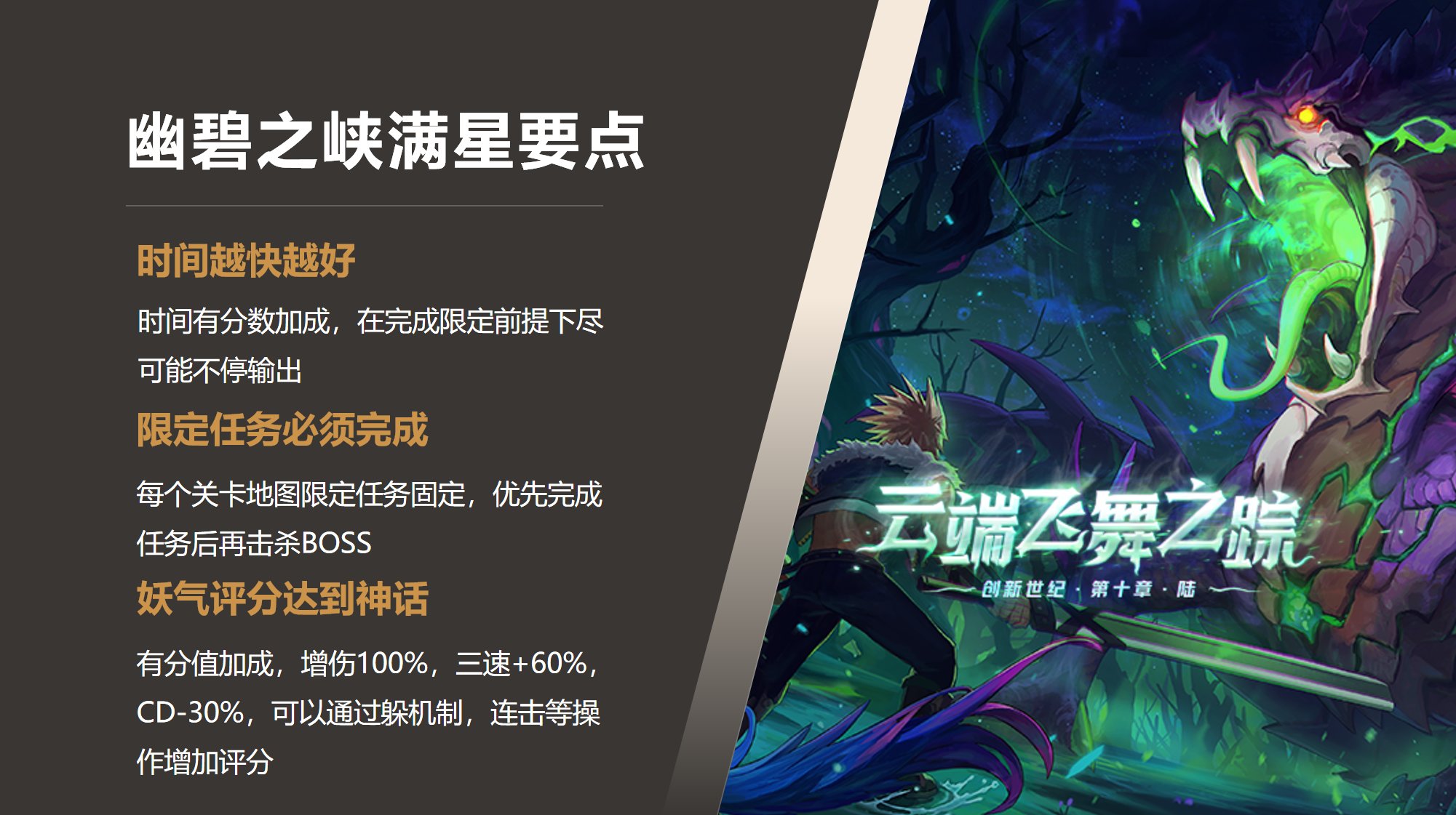 【攻略：幽碧之峡】轻松拿下龙女宠物和光环，副本满星机制手把手教学19