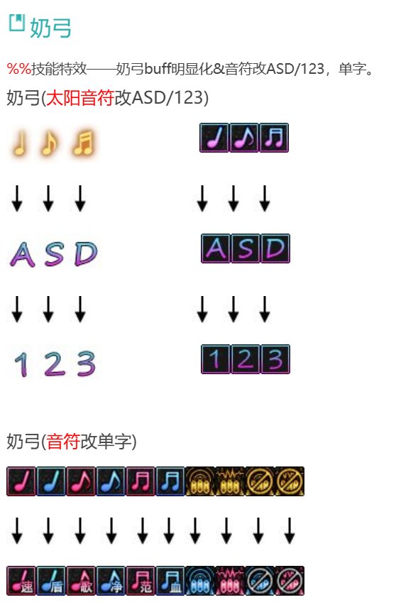 【缝合版】四奶buff明显化补丁1