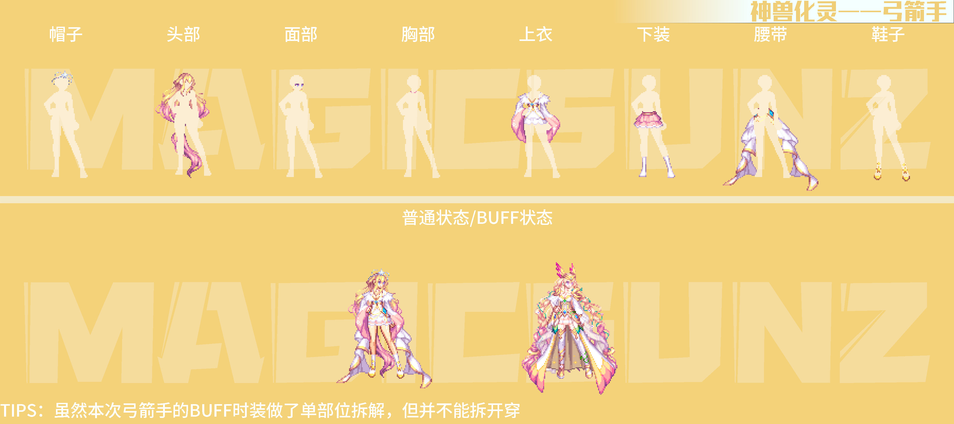 新增稀有装扮&神器装扮部位详解图鉴