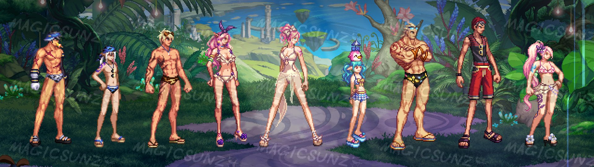 【夏日外观图鉴：0627国服体验服】瑰幻深海礼包/潜水艇多买多送等外观类道具一览（一）50