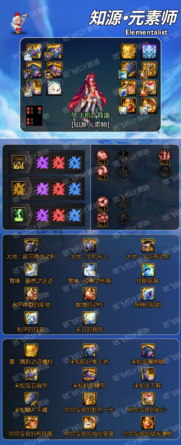 元素师百科24.7.4雾神团本平平无奇移速爽。8.8小更新29