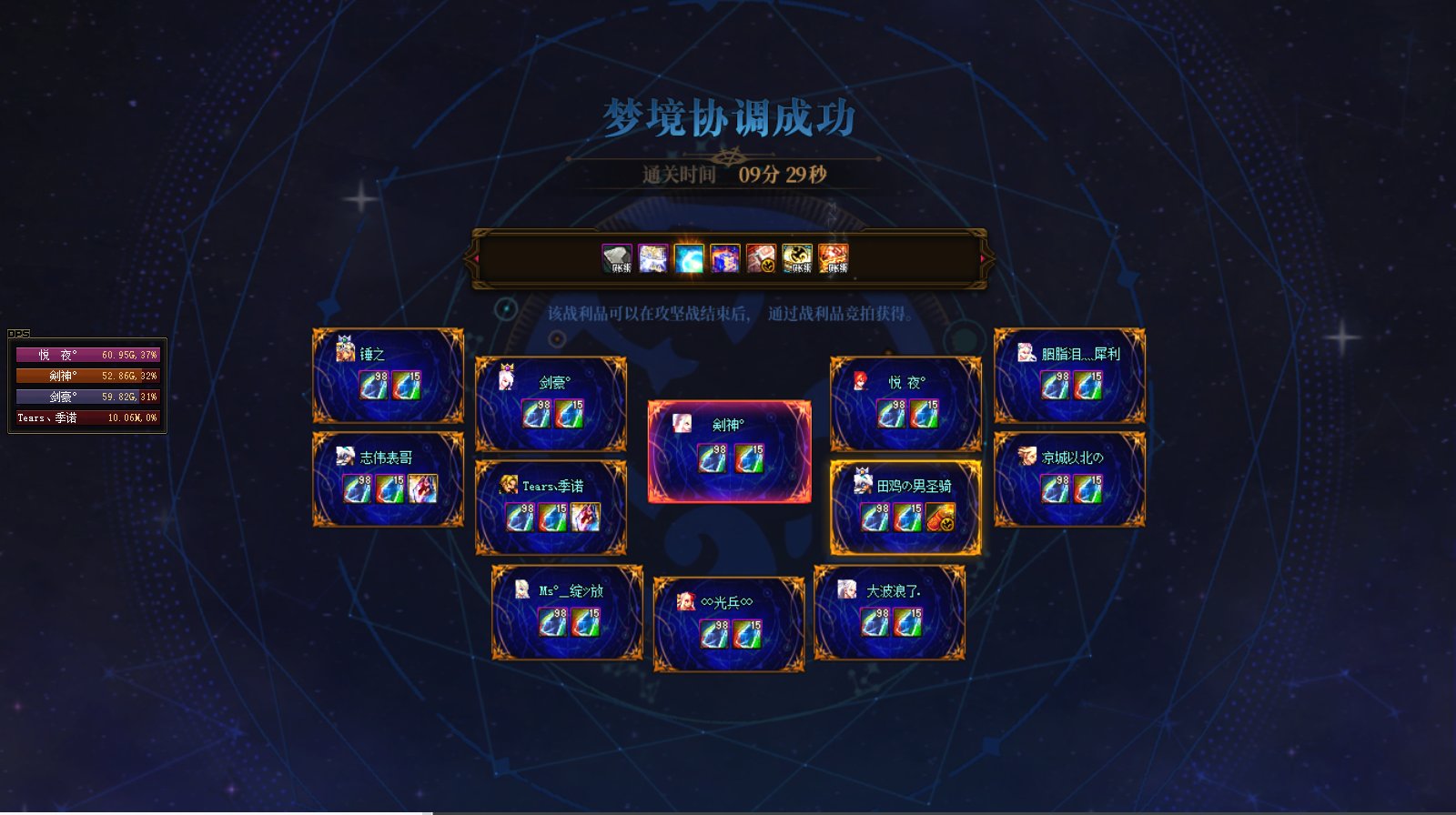 团打完了，索然无味8
